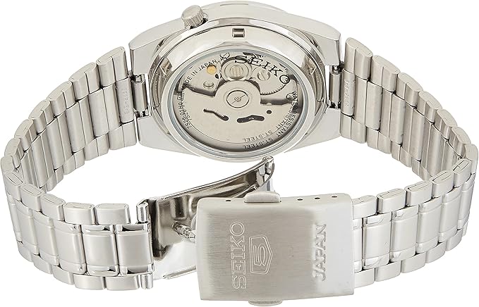 SEIKO 5 WATCH STEEL BLACK ARABIC NO. DAIL (W)