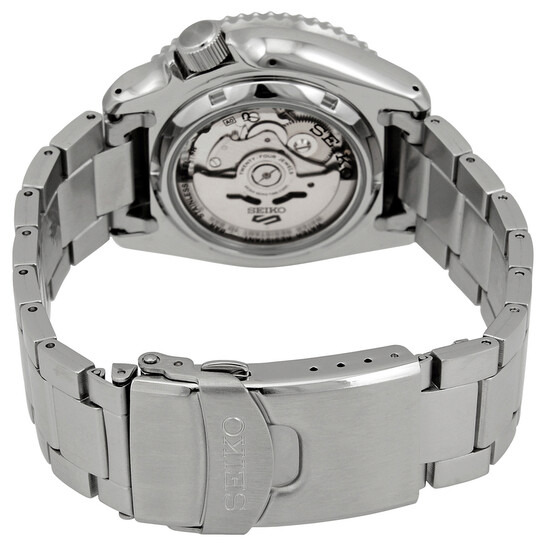 SEIKO WATCH STEEL BLACK & YELLOW DIAL