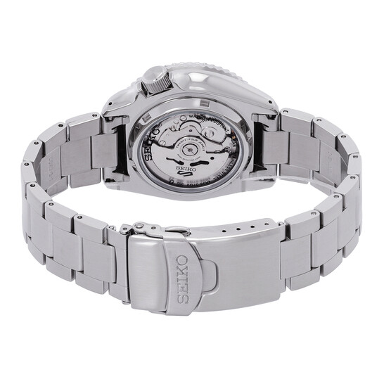 SEIKO WATCH STEEL BLACK DAIL