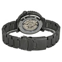 Seiko 5 Sports Automatic Turquoise Dial Gunmetal Grey Stainless Steel Bracelet Mens Watch SRPC65K1