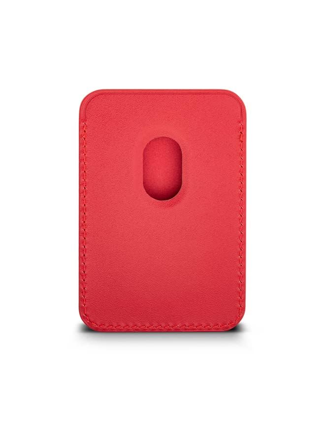 ANTIQUITY VEGAN RED I-PHONE CREDIT CARD HOLDER PELGD2201305