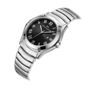 MATIO VALENTINO (M) WATCH BLACK DIAL ROMAN NO.