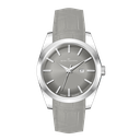 MATIO VALENTINO (M) WATCH SILVER LEATHER STRAP