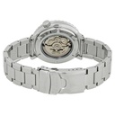 Seiko 5 Sports Bottle Cap Silver Stainless Steel Black Dial Automatic Mens Watch SRPC61K1