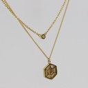 Police Nickel Coins Mixed Shell Neck