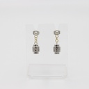 POLICE LADIES TWO TONE GOLD PLATED EARRING WITH RH
