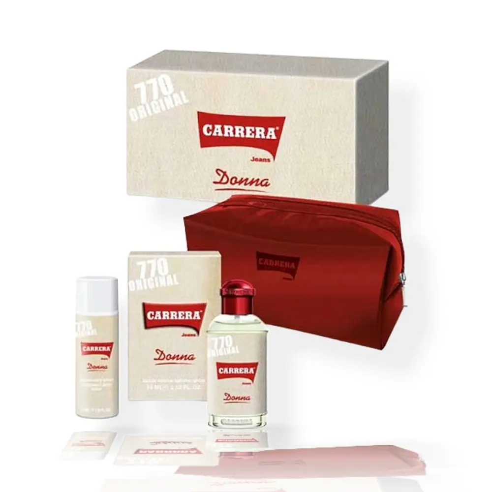 CARRERA JEANS 770 ORIGINAL DONNA (W) SET EDP 125ML + DEODORANT 50ML + POUCH 