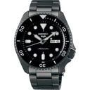 SEIKO 5 WATCH STEEL FULL SMOKEY BLACK 