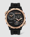 POLICE WATCH SS CASE, BLACK DIAL / STRAP
 PEWJA2118101