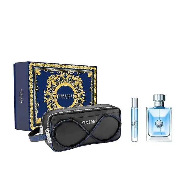 مجموعة عطر فيرساتشي بور أوم 100 مل مع بخاخ سفر 10 مل