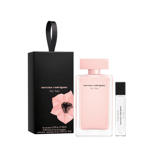 NARCISO RODRIGUEZ FOR HER (W) SET EDP 100ML + SPRAY 10ML PURE MUSC