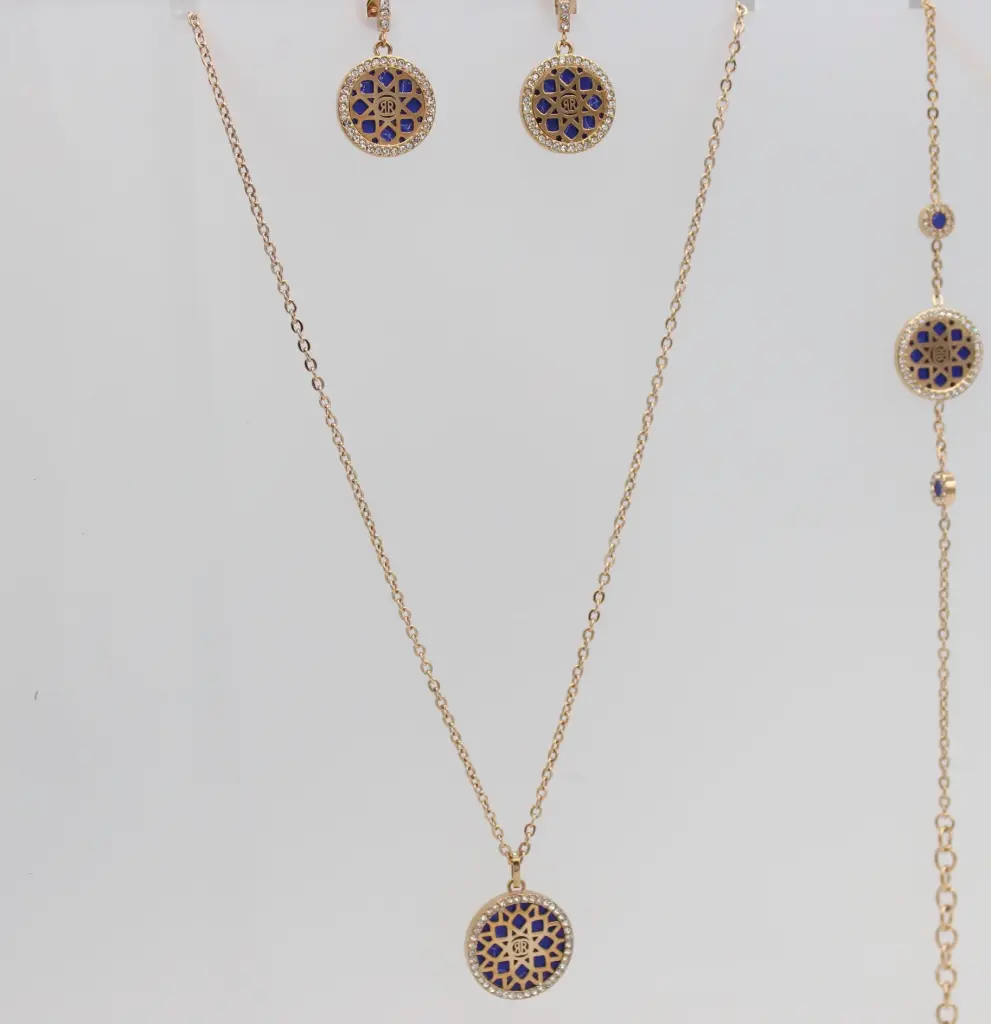 CERRUTI ACCESSORIES SET NKL+EARNG+ BRACELET SQUARE SWRVSKI STNES/PR 0001
