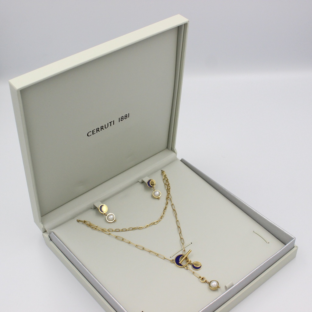 CERRUTI ACC QAMAR NKL+ERG 
(2PC SET) CIJLN0001102-NE