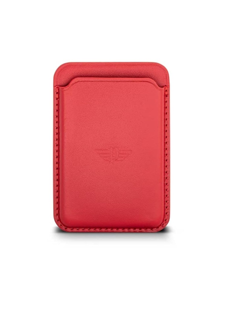 Antiquity Vegan Red I-Phone Credit Card Holder PELGD2201305