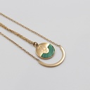 PE ORBIT POLISHED GOLD MOP BRACELET