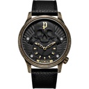 POLICE IPG CASE,BLACK DIAL, BLACK LEA PEWJA2227702