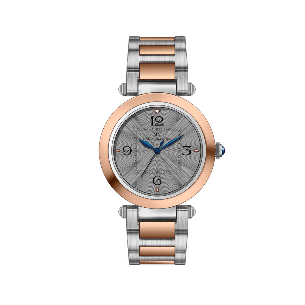 MATIO VALENTINO (W) WATCH 2 TONE GREY DIAL 