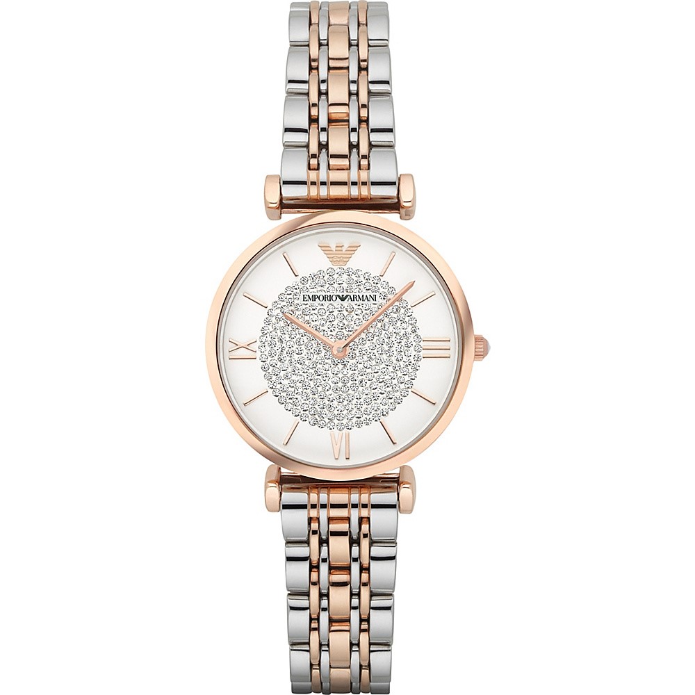 Emporio Armani Women's AR1926 Classic Round Two-tone Stainless Steel Bracelet Watch