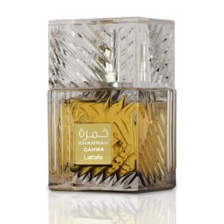 Qahwa Khamrah by Lattafa Eau De Parfum 3.4oz/100ml Spray New with Box