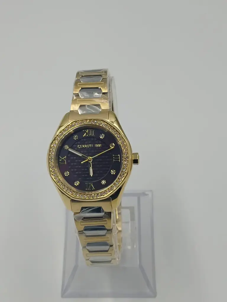 CERRUTI1881 Watch (W) 2 Tone 3D Dial Crystals