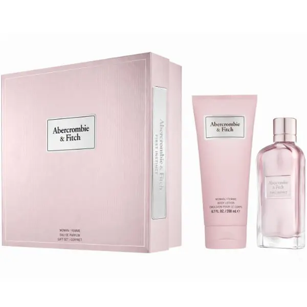 ABERCROMBIE & FITCH FIRST INSTINCT (W) SET EDP 100ML + BL 200ML 