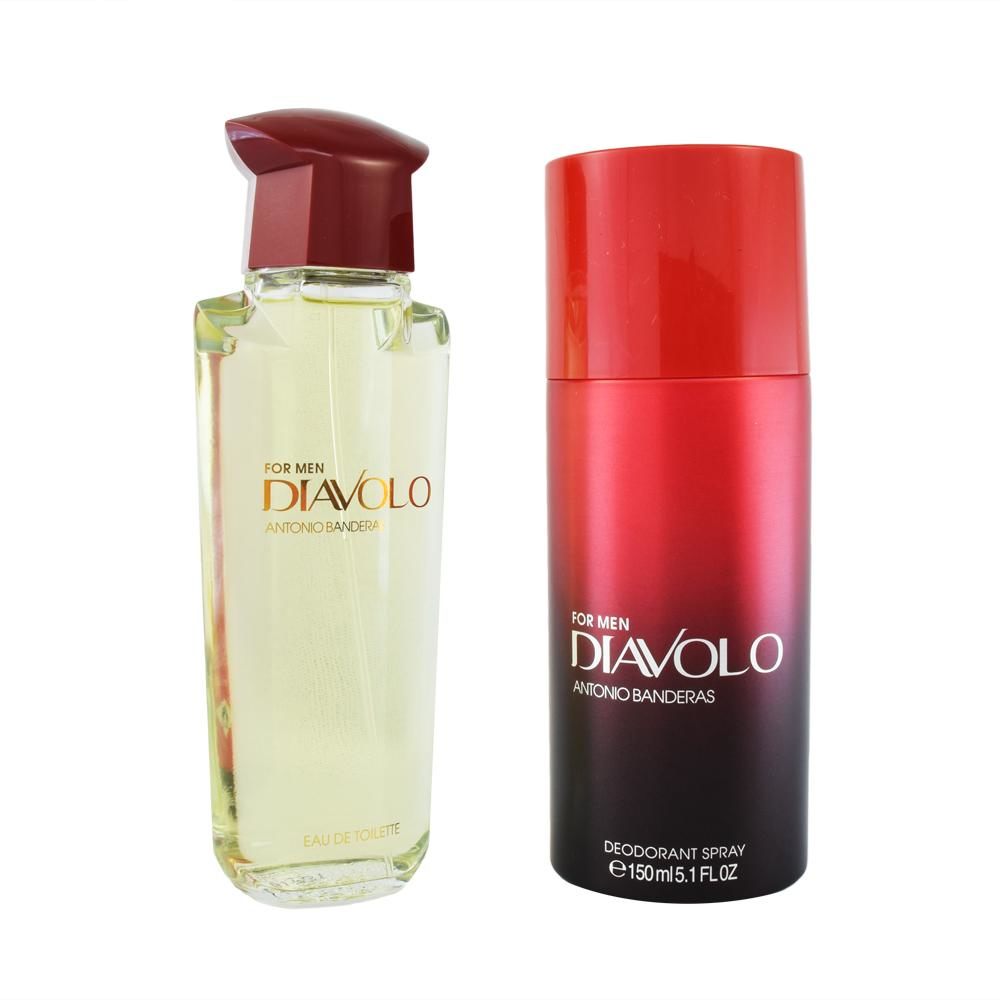 Antonio Banderas Diavolo (M) Set EDT 100ML + Deodorant Spray 150ML
