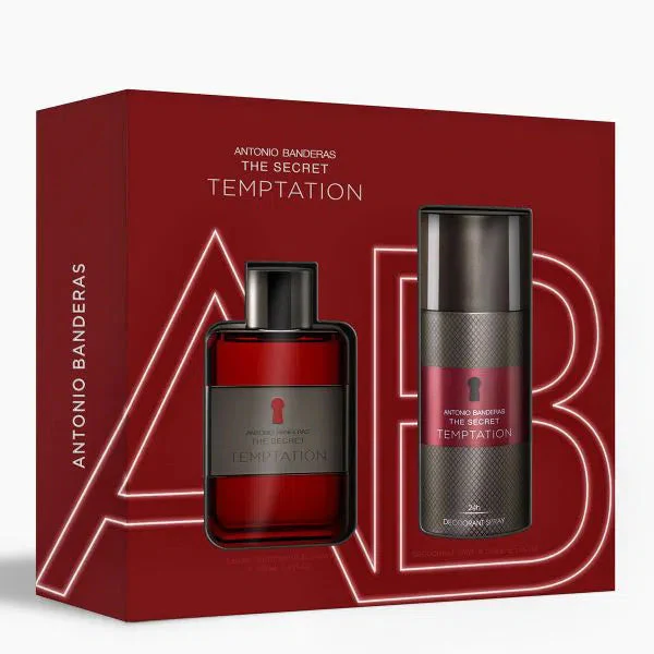 Antonio Banderas The Secret Temptation (M) Set EDT 100ML + Deodorant Spray 150ML