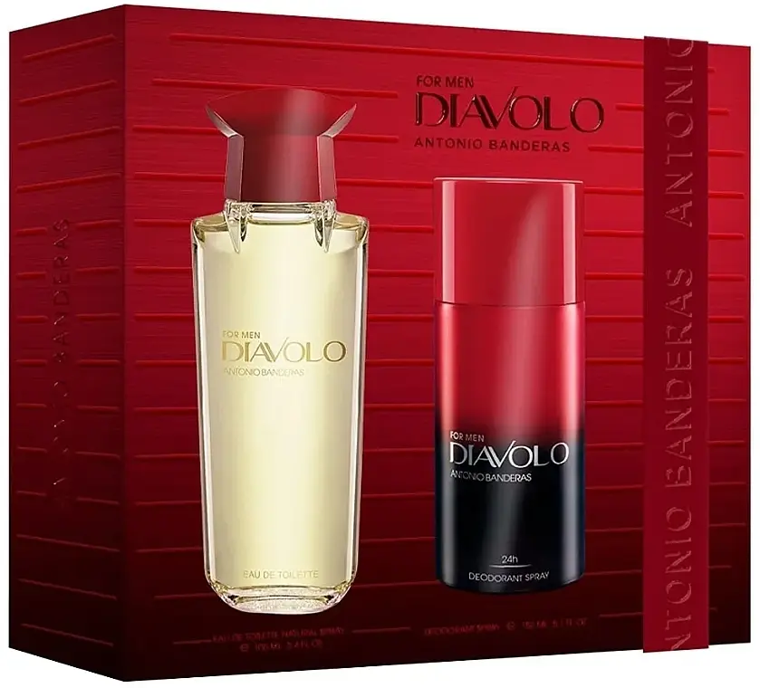 ANTONIO BANDERAS DIAVOLO (M) SET EDT 100ML + DEODORANT SPRAY 150ML 