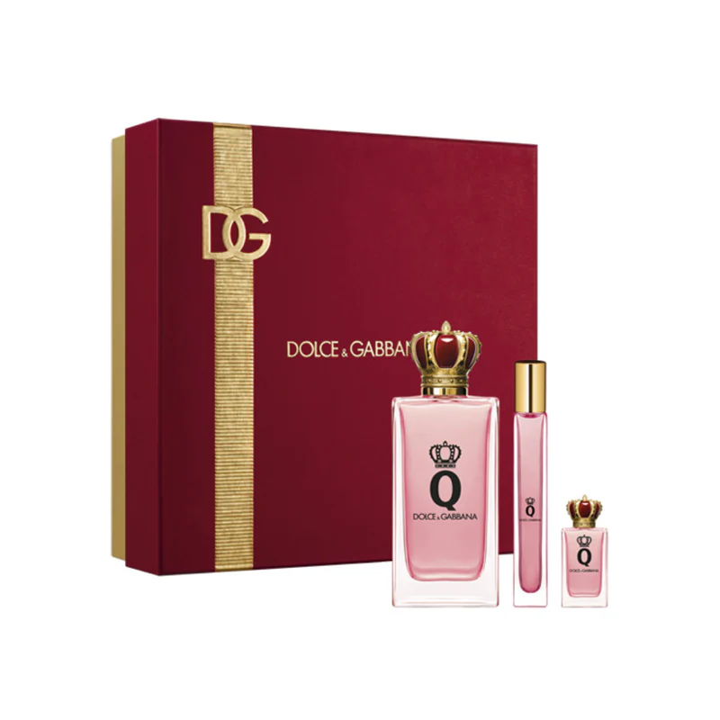 [P1KQ2C14] مجموعة دولتشي آند غابانا كيو (نسائية) عطر 100  مل + عطر 10  مل
