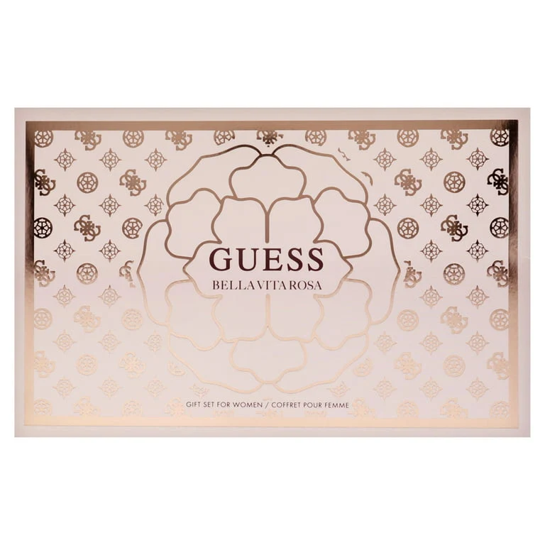 GUESS BELLA VITA ROSA (W) SET EDT 100ML + EDT 15ML + BL 100ML + POUCH 