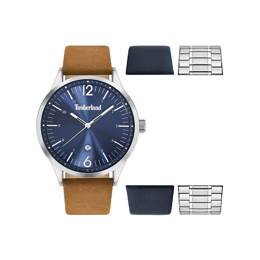 Coffret Montre Timberland Northampton Bleu