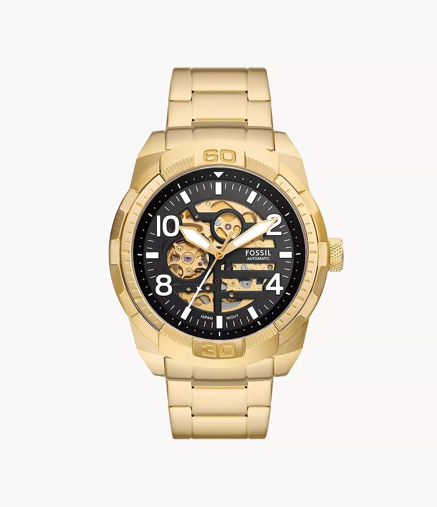 Fossil Bronson Automatic Gold-Tone Stainless Steel Watch