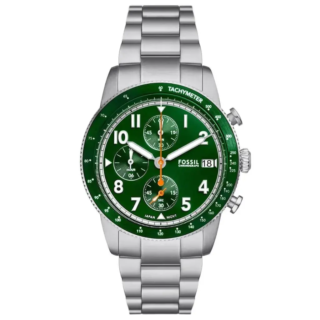 FOSSIL Sport Tourer Chronograph Stainless Steel Watch-FS6048