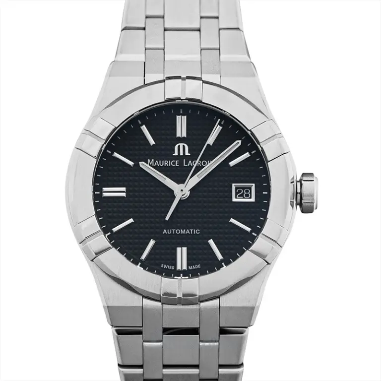 Maurice Lacroix Aikon Automatic Black Dial Stainless Steel Men's Watch