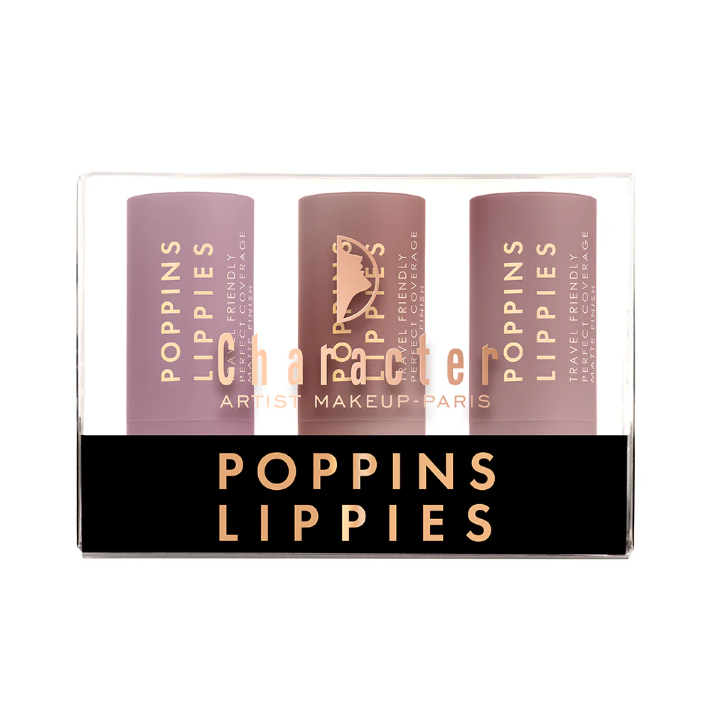 Character Poppins Lippies 3pc Mini Lip Set - MK402 