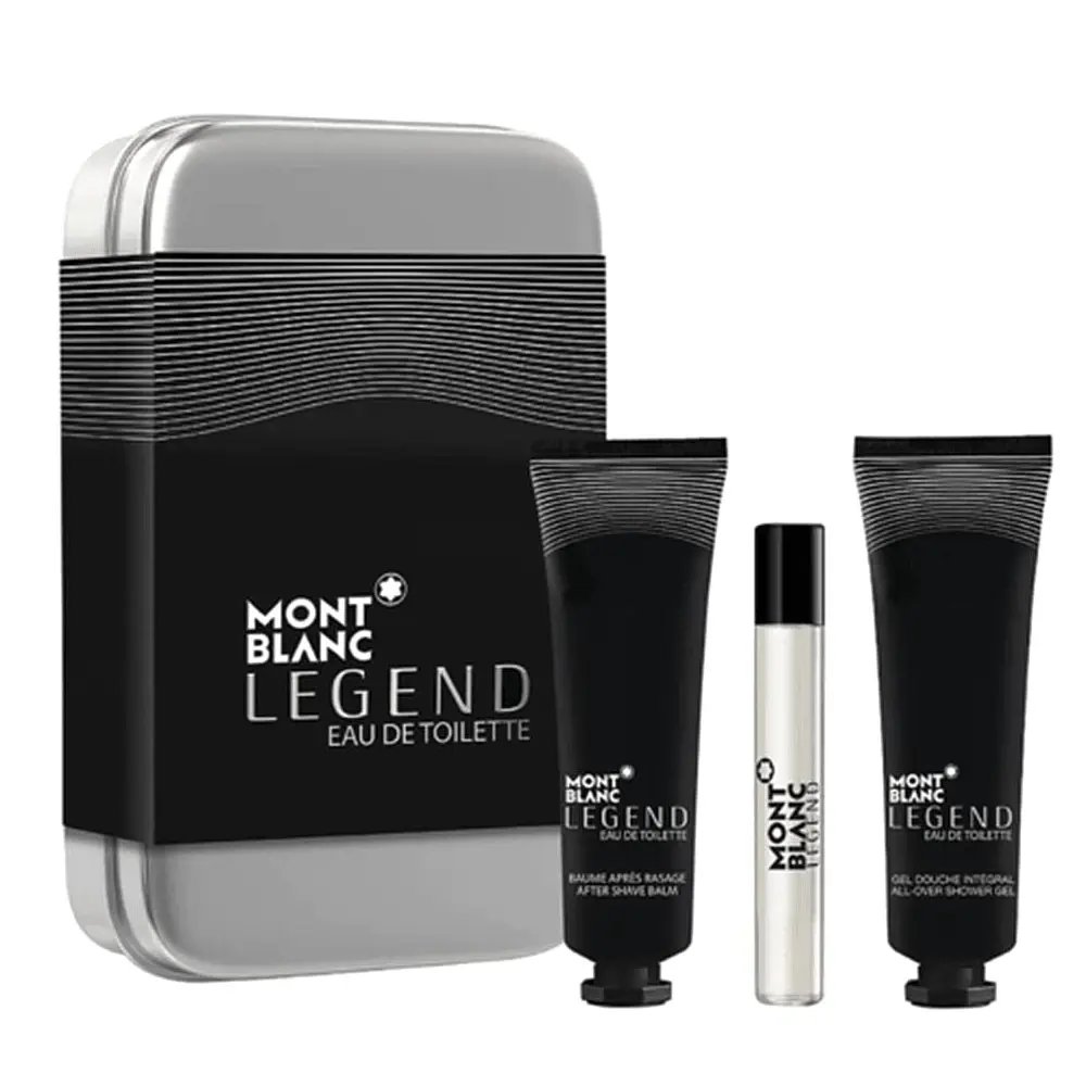 Mont Blanc Legend (M) Discovery Kit Set Edt 7.5ml + Sg 30ml + Asb 30ml 