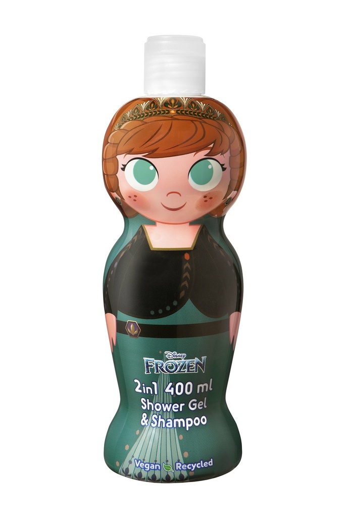 Disney Frozen 2in1 Shower Gel & Shampoo for Kids - 400ml 