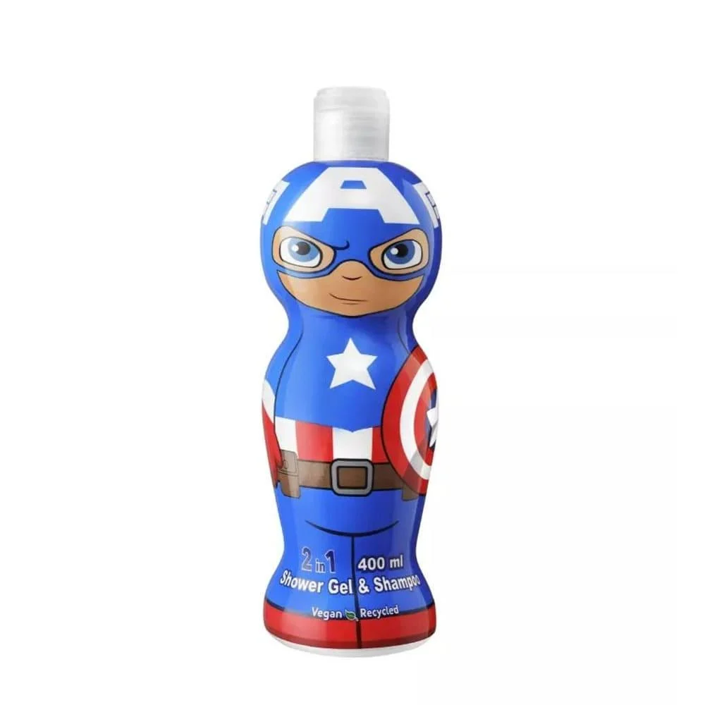 AIR VAL CAPTIAN AMERICA FIGURE 1D S/G & SHAMPO 400ML  