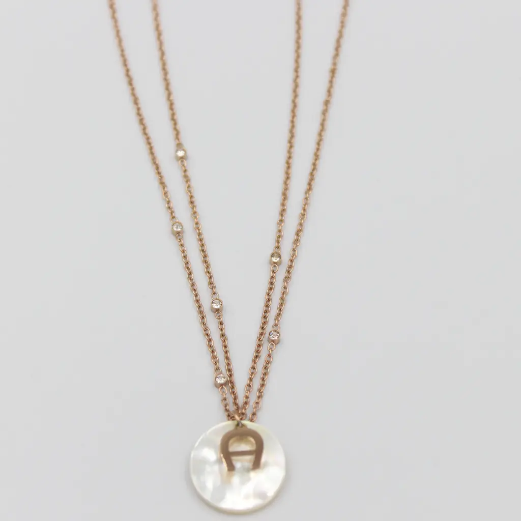 Aigner Necklace 003 Rose gold 