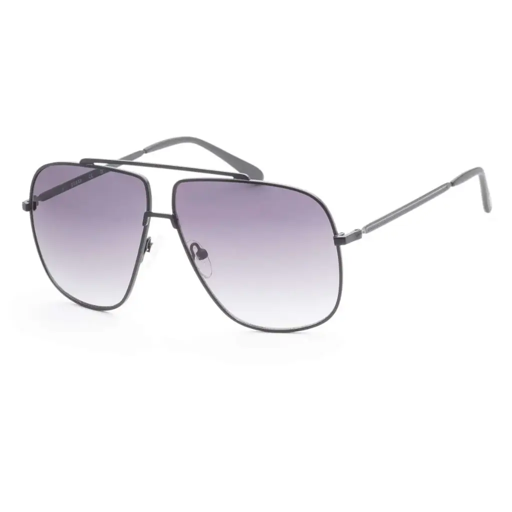 Guess Factory Men's Black Aviator Sunglasses GF0239-02B