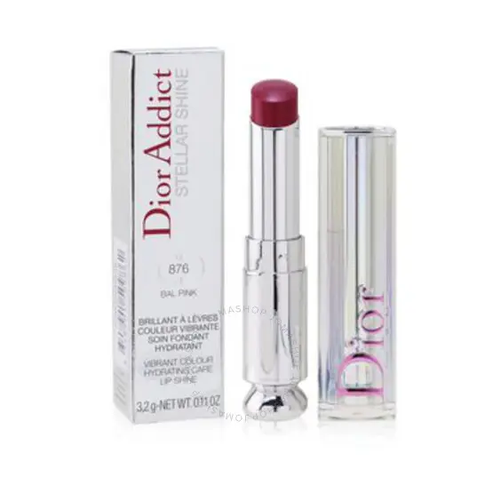 Dior Addict Stellar Shine Lipstick - #876 Bal Pink (Dark Raspberry)