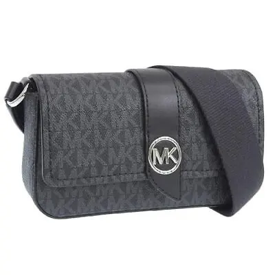 [Michael Kors] Outlet GREENWICH EW Sling Crossbody Extra Small 32F3SGRC0B BLACK