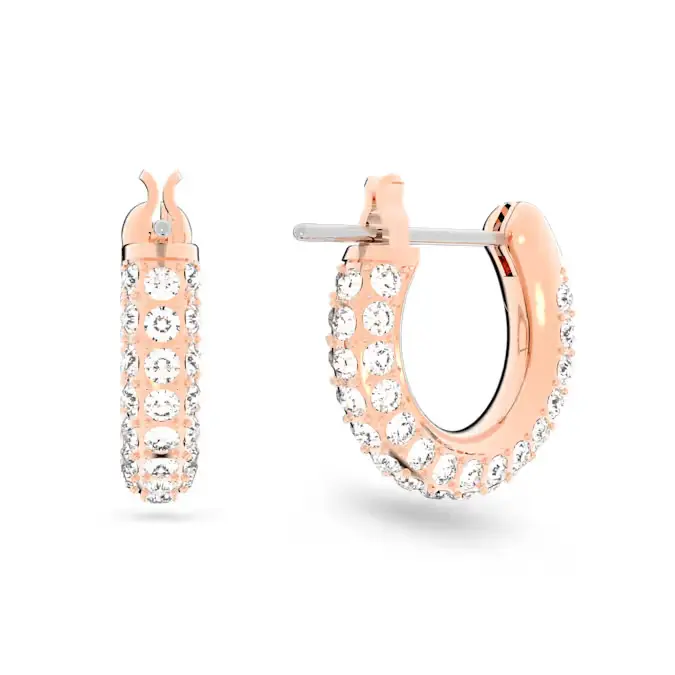 Swarovski  White, Rose gold-tone plated
