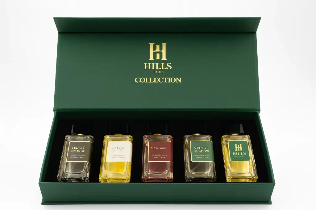 HILLS PARIS PERFUME COLLECTION GREEN(5PSC X 50ML)  
