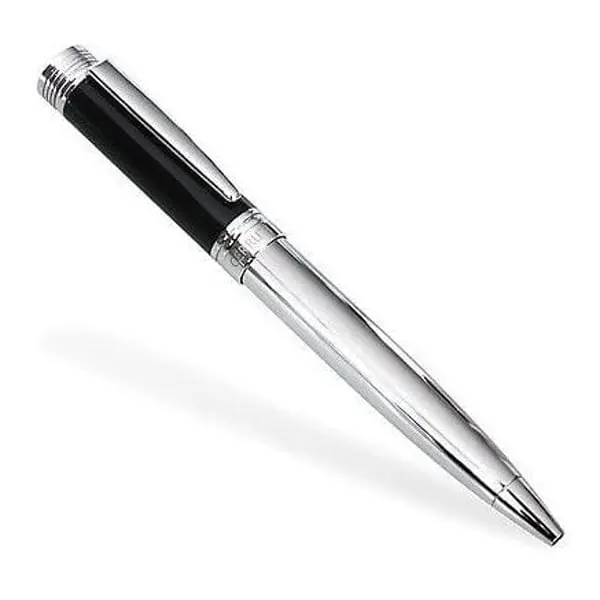 Cerruti 1881 Ballpoint Pen Black & Silver