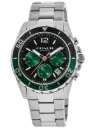 Coach Kent Black & Green Chronograph Dial Steel Men's Watch 14602557