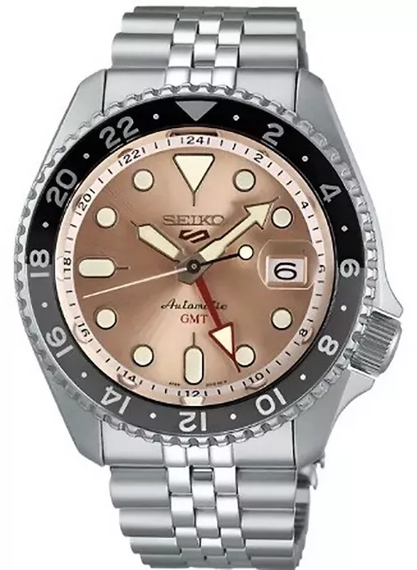 SEIKO 5 Sports  Rose Gold Dial Watch SSK043K1
