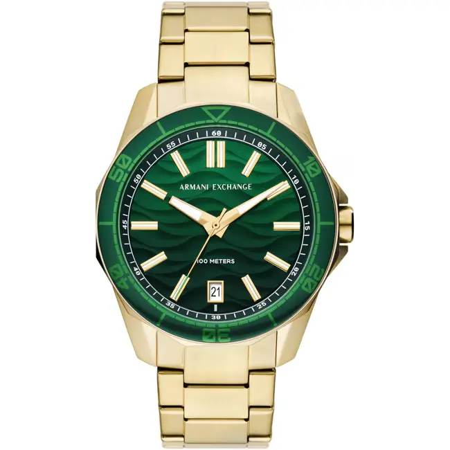 Armani Exchange Spencer Golden / Green 44mm AX1951