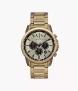 Armani Exchange Chronograph Bronze Gold-Tone Stainless Steel Watch AX1739