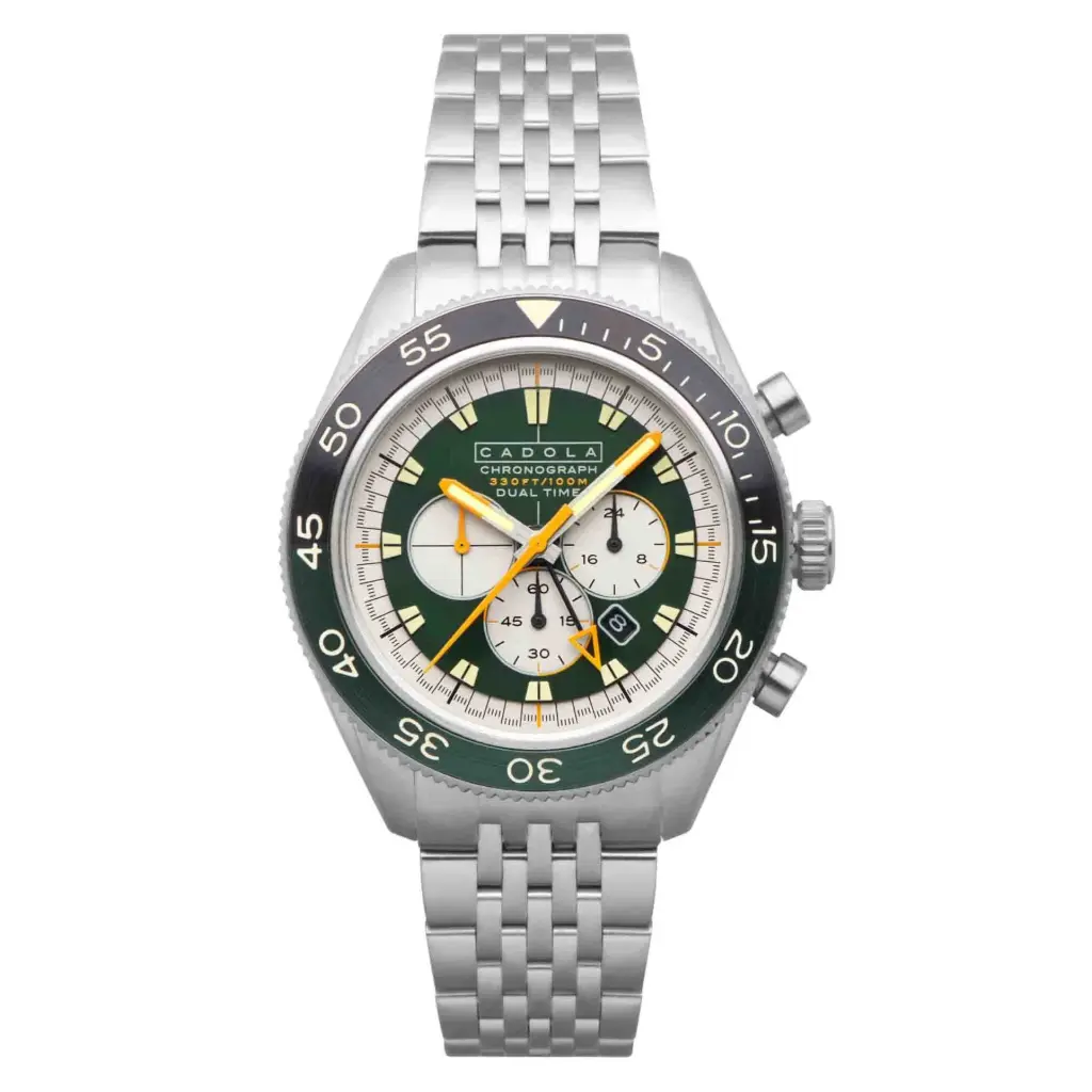 Cadola Ahrens Chronograph Racing Green Watch